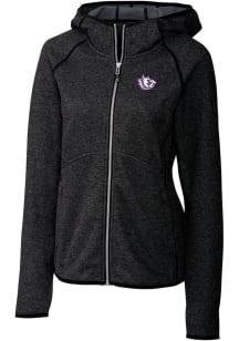 Cutter and Buck TCU Horned Frogs Womens Grey Mainsail Medium Weight Jacket