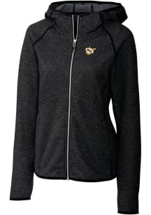 Cutter and Buck West Virginia Mountaineers Womens Grey Mainsail Medium Weight Jacket