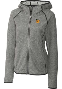 Cutter and Buck Baylor Bears Womens Grey Vault Mainsail Medium Weight Jacket