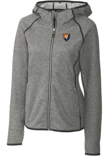 Cutter and Buck Illinois Fighting Illini Womens Grey Mainsail Medium Weight Jacket