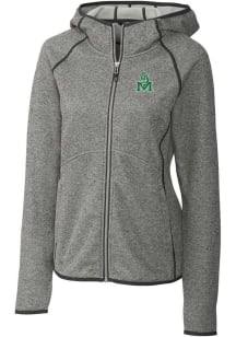 Cutter and Buck Marshall Thundering Herd Womens Grey Vault Mainsail Medium Weight Jacket