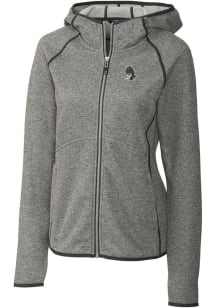 Cutter and Buck Michigan State Spartans Womens Grey Vault Mainsail Medium Weight Jacket