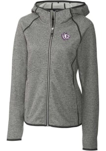 Cutter and Buck TCU Horned Frogs Womens Grey Mainsail Medium Weight Jacket