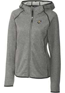 Cutter and Buck West Virginia Mountaineers Womens Grey Mainsail Medium Weight Jacket