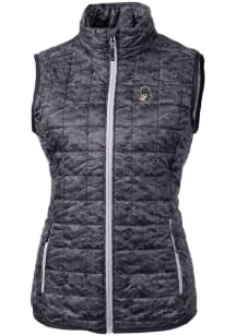 Cutter and Buck Michigan State Spartans Womens Black Vault Rainier PrimaLoft Printed Vest
