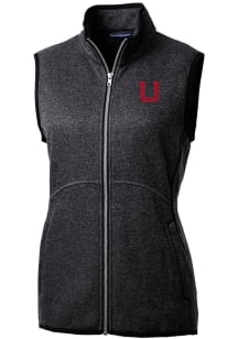 Cutter and Buck Utah Utes Womens Grey Vault Mainsail Vest