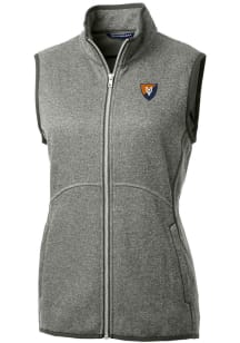 Cutter and Buck Illinois Fighting Illini Womens Grey Vault Mainsail Vest