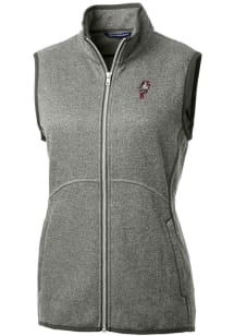 Cutter and Buck Ohio State Buckeyes Womens Grey Vault Mainsail Vest