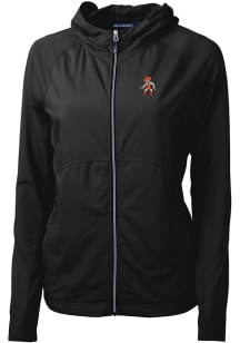 Cutter and Buck Oklahoma State Cowboys Womens Black Wresting Pete Adapt Eco Light Weight Jacket