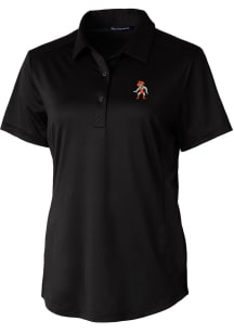 Cutter and Buck Oklahoma State Cowboys Womens Black Wresting Pete Prospect Short Sleeve Polo Shirt