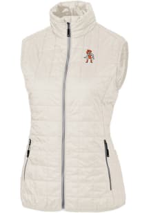 Cutter and Buck Oklahoma State Cowboys Womens White Wresting Pete Rainier PrimaLoft Vest