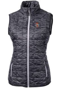 Cutter and Buck Oklahoma State Cowboys Womens Black Wresting Pete Rainier PrimaLoft Printed Vest