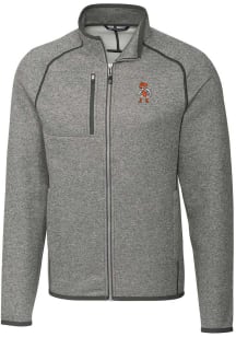 Cutter and Buck Oklahoma State Cowboys Mens Grey Wresting Pete Mainsail Medium Weight Jacket