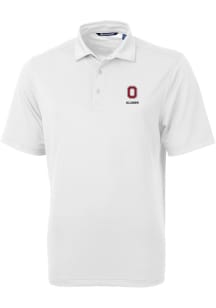 Cutter and Buck Ohio State Buckeyes Mens White Virtue Short Sleeve Polo