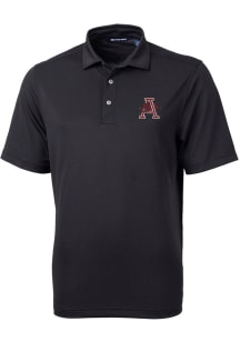 Cutter and Buck Arkansas Razorbacks Mens Black Virtue Short Sleeve Polo