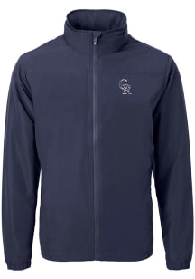 Cutter and Buck Colorado Rockies Mens Navy Blue Charter Eco Light Weight Jacket