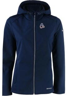 Cutter and Buck Baltimore Orioles Womens Navy Blue Evoke Softshell Light Weight Jacket
