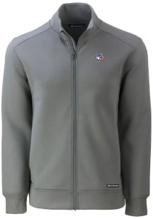 Cutter and Buck Toronto Blue Jays Mens Anthracite Roam Light Weight Jacket