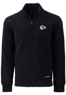 Cutter and Buck Kansas City Chiefs Mens Black Roam Long Sleeve Zip