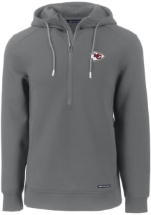 Cutter and Buck Kansas City Chiefs Mens Grey Roam Hood