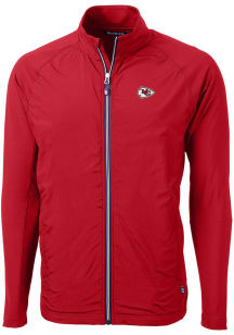 Cutter and Buck Kansas City Chiefs Mens Red Adapt Medium Weight Jacket