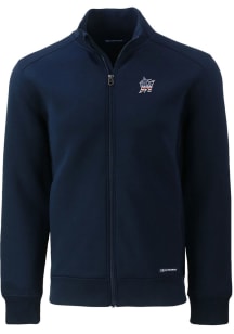 Cutter and Buck Miami Marlins Mens Navy Blue Roam Big and Tall Light Weight Jacket