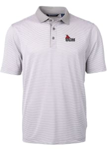 Cutter and Buck Central Missouri Mules Grey Virtue Eco Pique Micro Stripe Big and Tall Polo