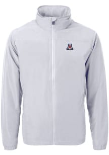 Cutter and Buck Arizona Wildcats Mens Grey Charter Eco Light Weight Jacket