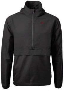 Cutter and Buck Arkansas Razorbacks Mens Black Charter Eco Pullover Jackets