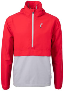 Cutter and Buck Cincinnati Bearcats Mens Red Charter Eco Pullover Jackets