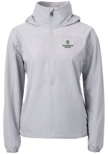 Cutter and Buck Colorado State Rams Womens Grey Charter Eco Pullover