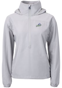 Cutter and Buck Florida Gulf Coast Eagles Womens Grey Charter Eco Pullover