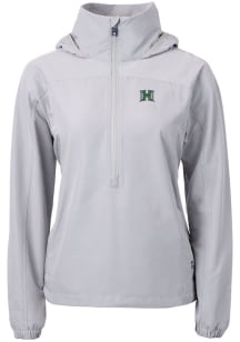 Cutter and Buck Hawaii Warriors Womens Grey Charter Eco Pullover