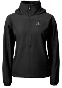Cutter and Buck Jackson State Tigers Womens Black Charter Eco Pullover