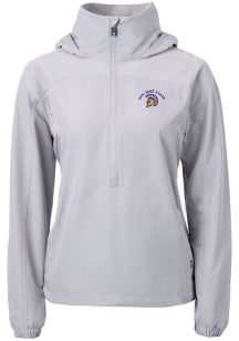 Cutter and Buck San Jose State Spartans Womens Grey Charter Eco Pullover
