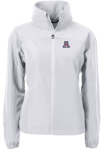 Cutter and Buck Arizona Wildcats Womens Grey Charter Eco Light Weight Jacket