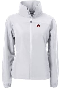 Cutter and Buck Auburn Tigers Womens Grey Charter Eco Light Weight Jacket
