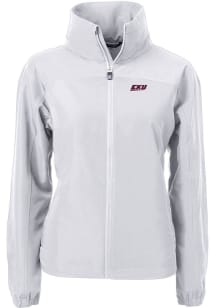 Cutter and Buck Eastern Kentucky Colonels Womens Grey Charter Eco Light Weight Jacket