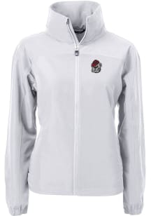 Cutter and Buck Georgia Bulldogs Womens Grey Charter Eco Light Weight Jacket