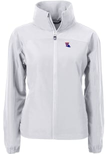 Cutter and Buck Louisiana Tech Bulldogs Womens Grey Charter Eco Light Weight Jacket