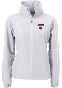 Cutter and Buck Louisville Cardinals Womens Grey Charter Eco Light Weight Jacket