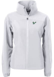 Cutter and Buck South Florida Bulls Womens Grey Charter Eco Light Weight Jacket