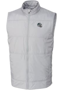 Cutter and Buck Carolina Panthers Big and Tall Grey Helmet Stealth Mens Vest