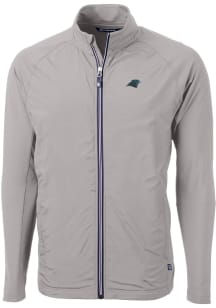 Cutter and Buck Carolina Panthers Mens Grey Adapt Eco Light Weight Jacket