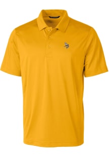 Cutter and Buck Minnesota Vikings Mens Gold Prospect Short Sleeve Polo