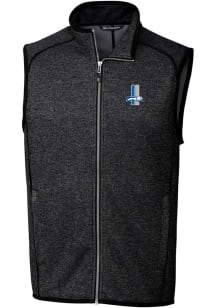 Cutter and Buck Detroit Lions Mens Charcoal Mainsail Design Sleeveless Jacket
