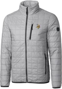 Cutter and Buck Minnesota Vikings Mens Grey Rainier PrimaLoft Filled Jacket