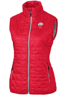 Cutter and Buck Buffalo Bills Womens Red Historic Rainier PrimaLoft Vest