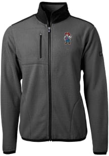 Cutter and Buck Nebraska Cornhuskers Mens Grey Cascade Sherpa Version Light Weight Jacket