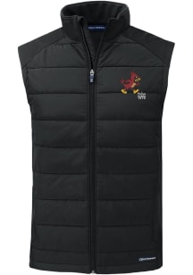 Cutter and Buck Iowa State Cyclones Mens Black Evoke Design Sleeveless Jacket